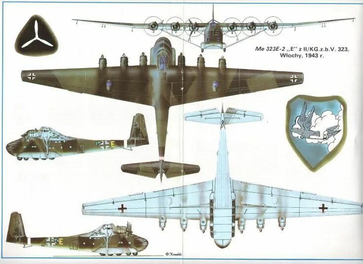 Messerschmitt gigant. Мессершмитт ме 323 гигант. транспортный самолет messerschmitt me-323 gigant. мессершмитт ме 323 гигант чертежи. мессершмитт me.323 «гигант».