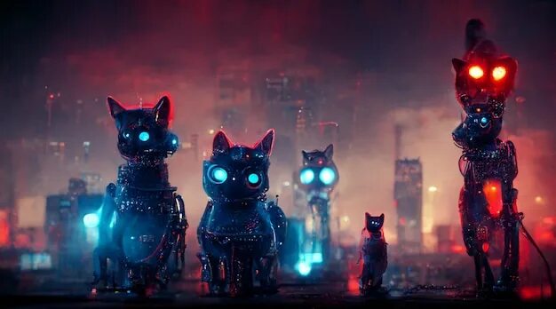 Кибер кэт бусти. Киберкошка киберпанк. Кот киберпанк арт. Кошка киборг. Сочная люси cyber cat.