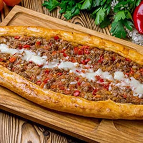 Рецепт Пиде с мясом - Турецкая кухня Kitchen727 Идеи для блюд, Турецкие рецепты,