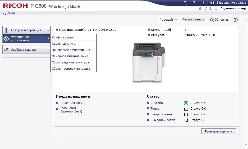 Выдан ips