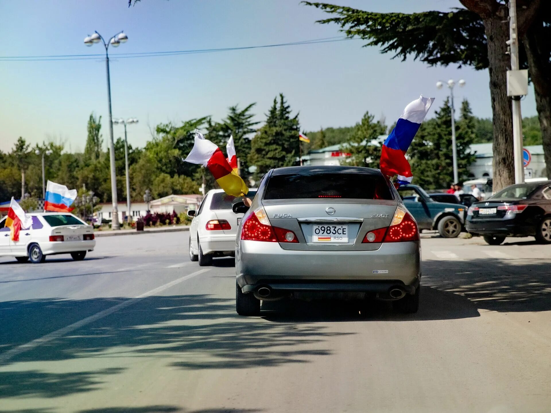 Южная осетия год независимости. 26 Августа 2008 Южная Осетия. Автопробег. Признание независимости Южной Осетии. День независимости Южной Осетии.