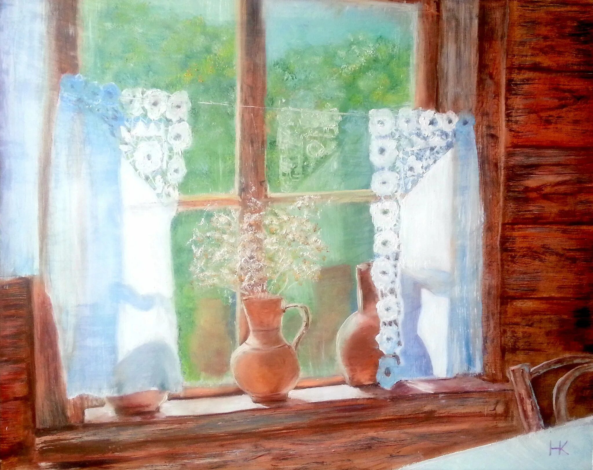 Окно в избе. Деревенское окно живопись. У окна картины художников. Окно в живописи русских художников.