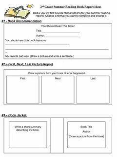 Book report example