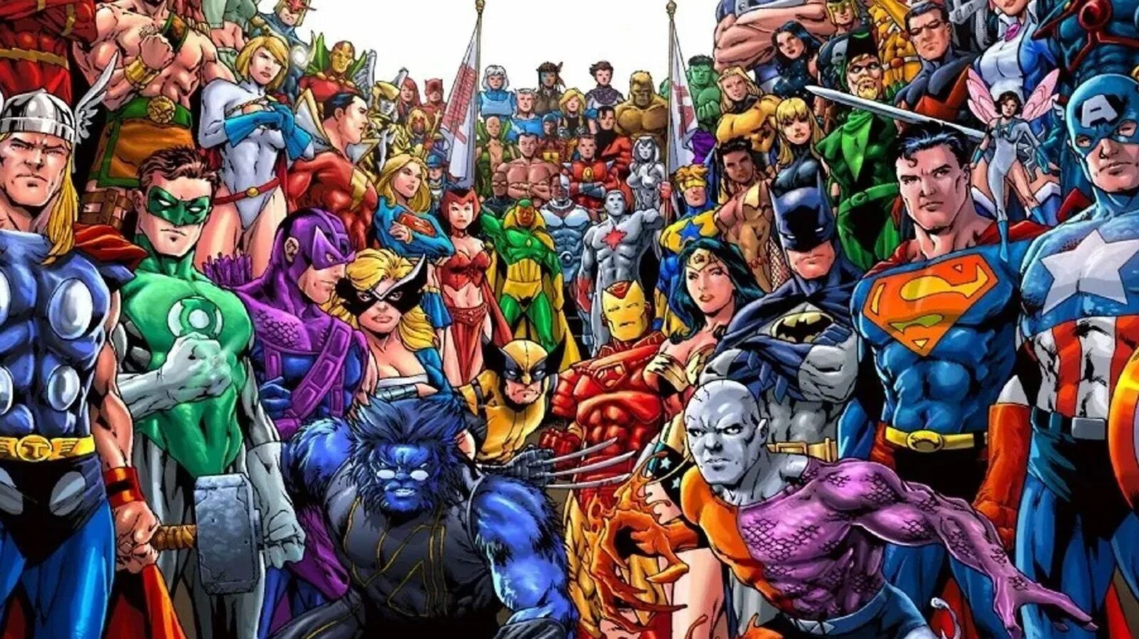 Супергерои DC vs Marvel. Марвел vs DC. Комиксы Марвел и ДС. Популярные герои комиксов.