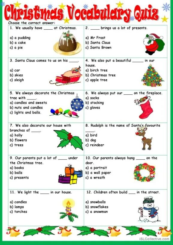 New year esl lesson