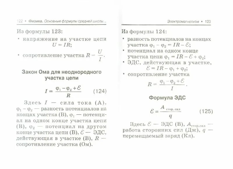 Физика школа программа