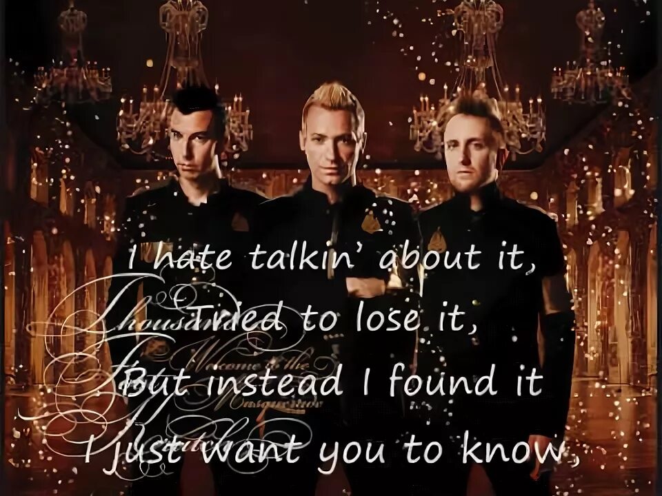 Take it out on me thousand foot. Take it out on me thousand foot krutch. thousand foot krutch - the part that hurts the most (is me).