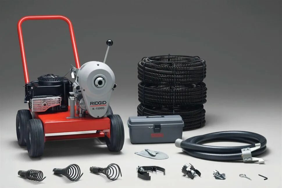 Машинка для прочистки канализационных. Прочистная машина Ridgid k-1500. Электромеханическая прочистная машина Ridgid к-45. Риджит прочистка канализации. Прочистная машина Ridgid Pipe.