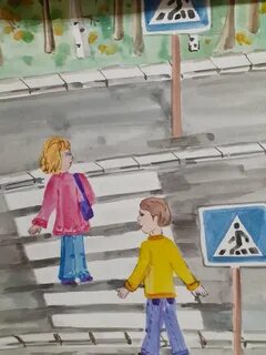 Рисунок пешехода