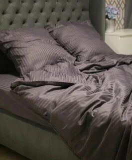 Комплект из страйп сатина