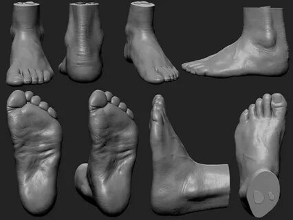 Foot feet models video