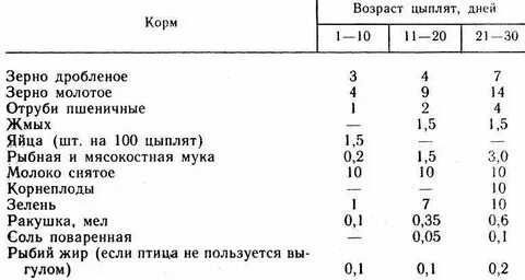 С какого возраста цыплятам можно давать зелень. С какого возраста цыплятам можно давать зелень