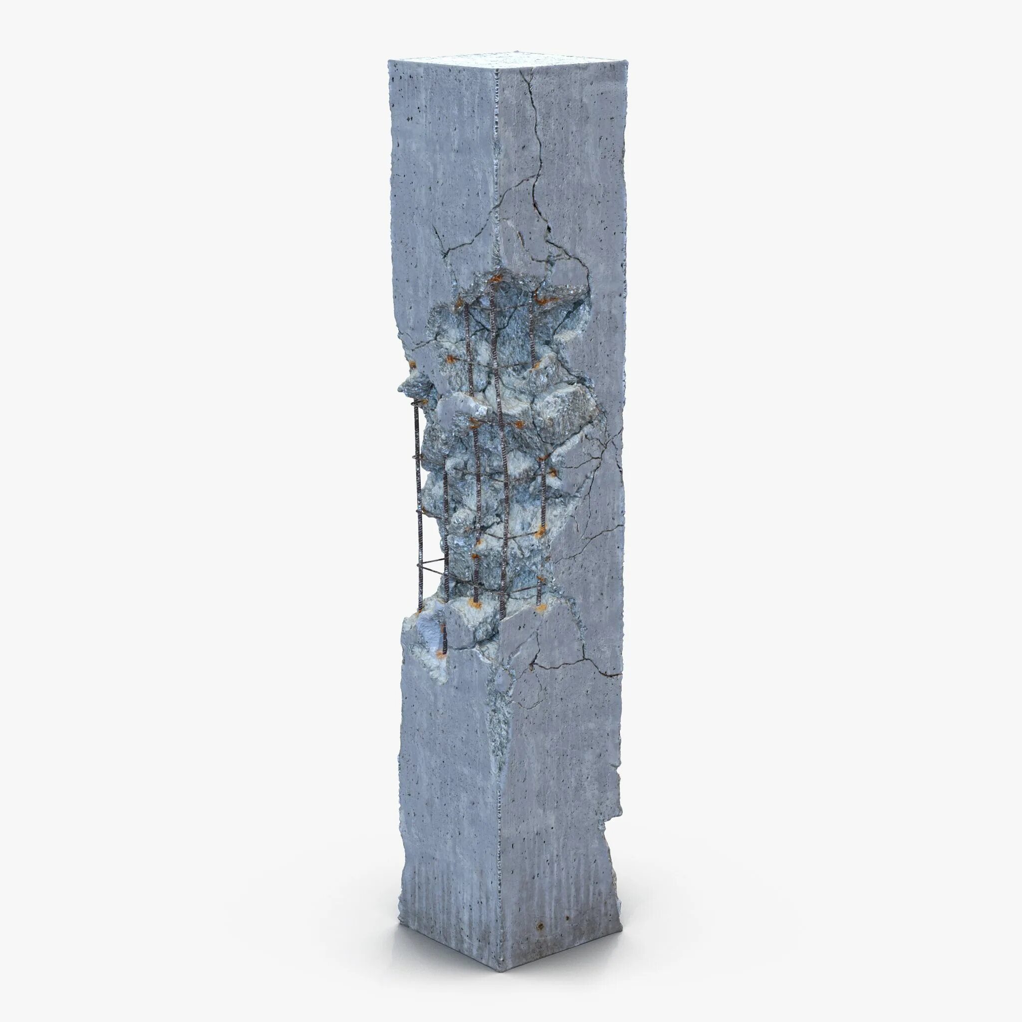 Разрыв столба. Concrete Pillar 3d model пола. Колонна бетон. Разрушение колонны. Бетонный столб 3d модель.