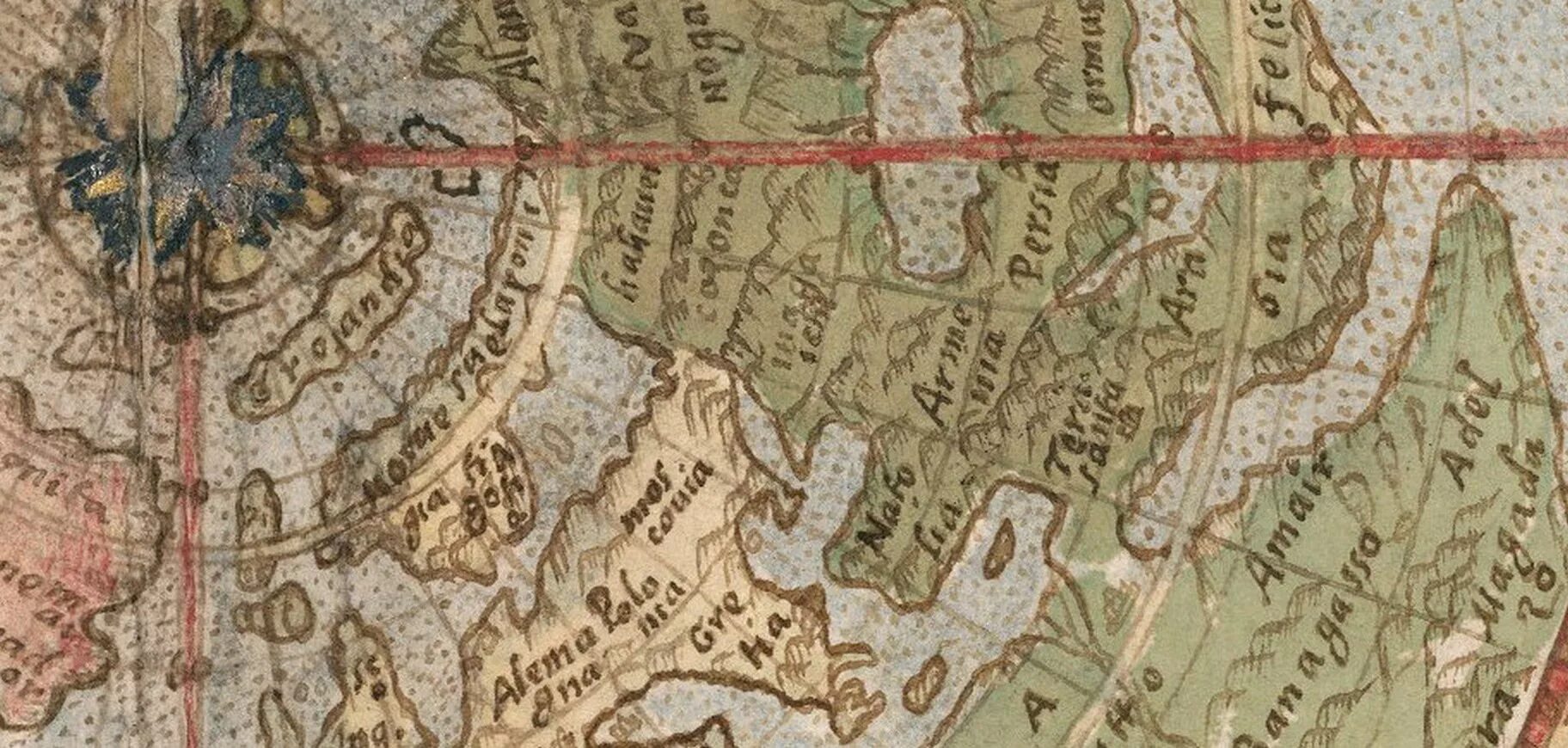 Карты ариев. Атлас 1587 Урбано Монте. Планисфера Урбано Монте 1587. Карта Урбано Монте. Карте Урбано Монте 16 век.