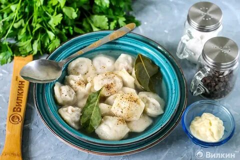 Пельмени с печенью в духовке