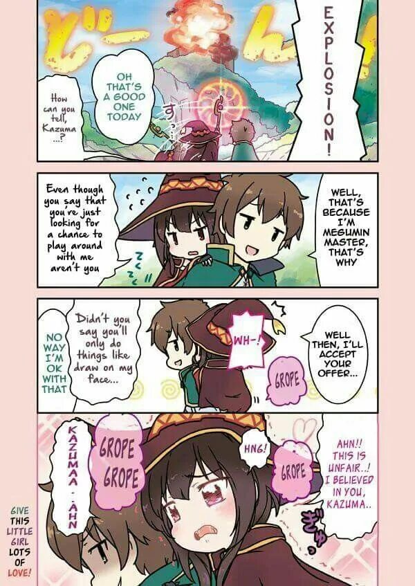 Konosuba ванир. Магумин x. Аква мегумин и даркнесс. Коносуба комиксы. Этот прекрасный мир вольбах.