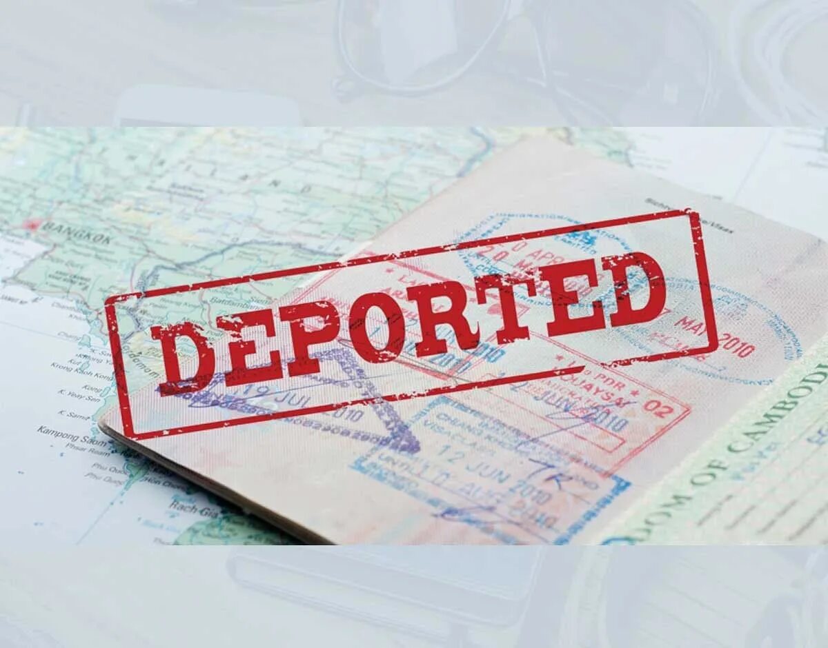 Депорт. Печать депортации из россии. штамп о депортации. депорт печать.