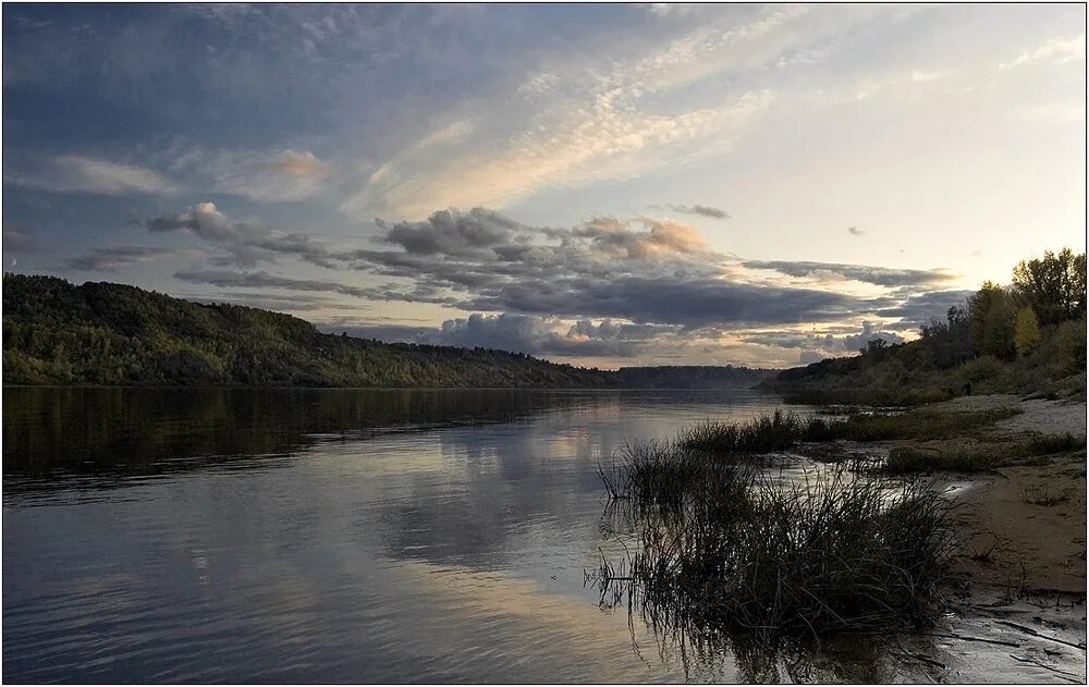 Вечер на Оке. Ока вечером. Фотоработы вечерняя Ока. Вечер на Оке стих.