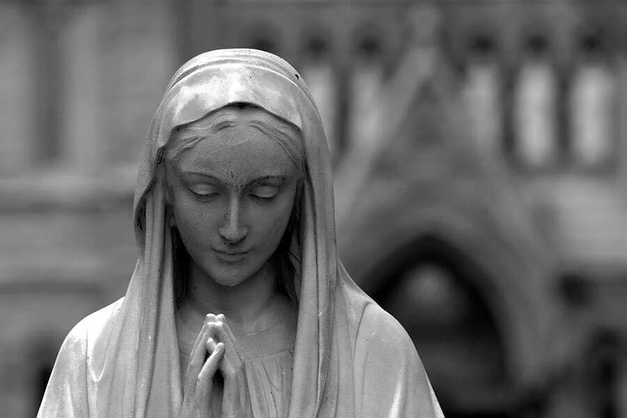 Mary keep. Католическая статуя Девы Марии. Статуя Девы Марии молящаяся. Монахиня у статуи Девы Марии.