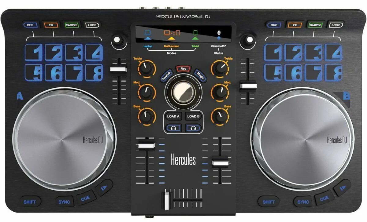 Dj контроллер с usb флешкой и bluetooth