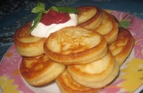 Оладьи с кислым молоком без яиц