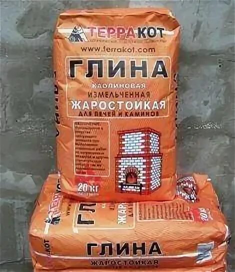 Глина кладочная печная. Огнеупорная смесь алкор 0,8. Тугоплавкие глины. Шамот каолиновый "терракот" 20 кг. Утяжеленные глинистые растворы.