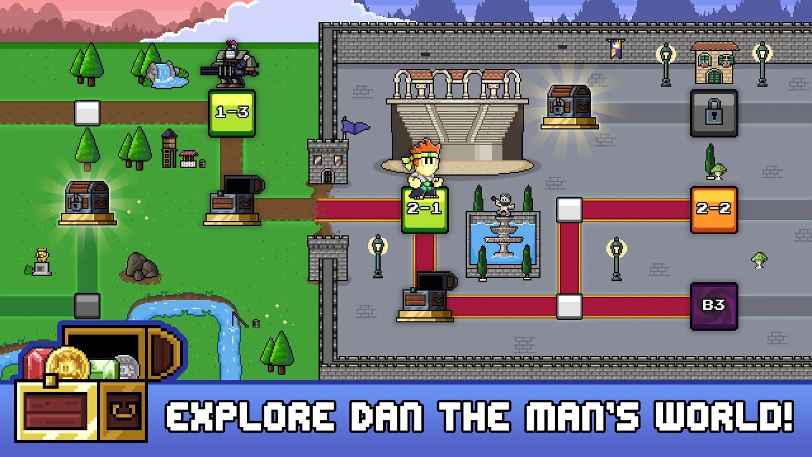 Dan the man все открыто. Дэн зе Мэн. Den the men игра. Dan the man на андроид. Dan the man платформер.