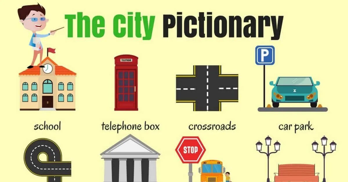 Places in the City английском. Town City Vocabulary английский. Карточки на английском places in the City. Города на английском.