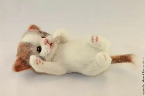 Игрушки из шерсти кота