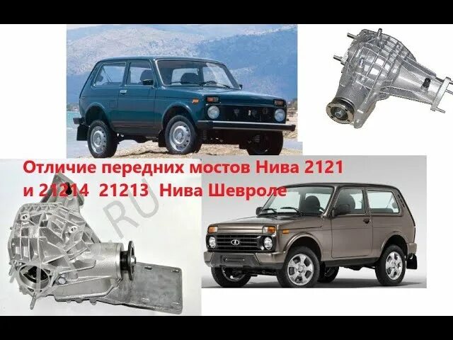 Как отличить передний. Отличия мостов Нива. ВАЗ 2121 И 21213 отличия. Редуктора на ниву различия. Разница в Мостах на Ниве.