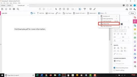 MS Word attach file to Word document YouTube.