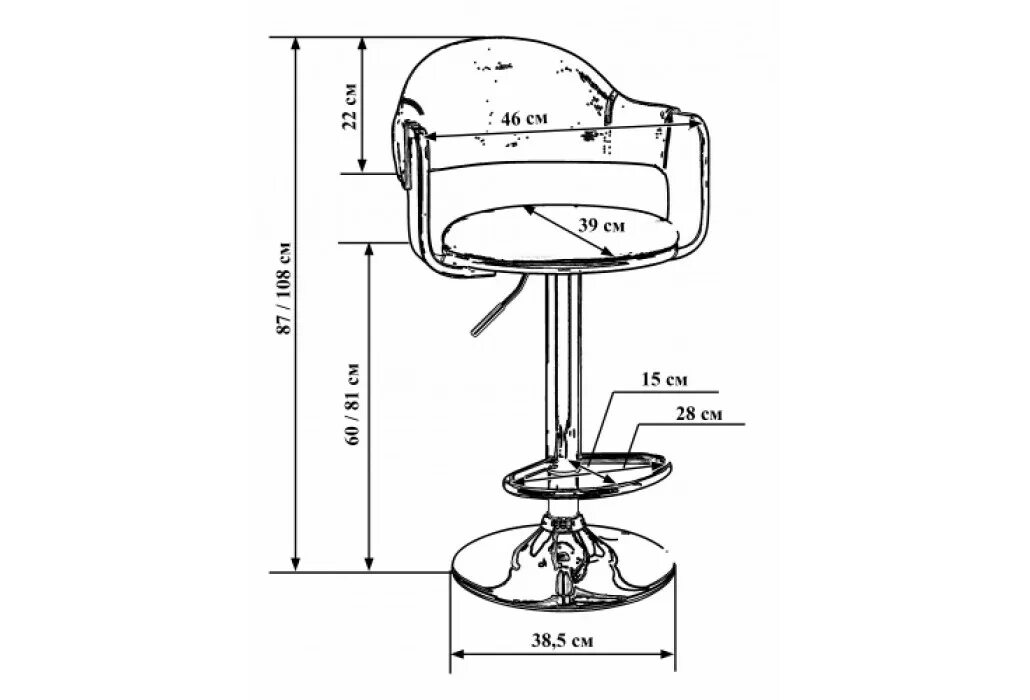 Стул полубарный 62x53x46 cm чертеж. Барный стул TOPMAX Oskar 80066g чертеж. Барный стул МФ.001.01. Барный стул высота сиденья 85 см. Стол высотой 85