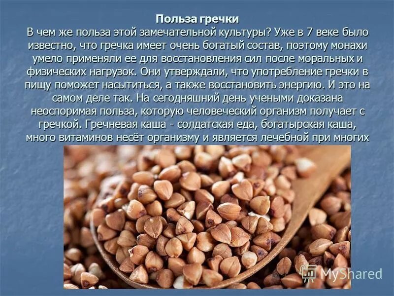 Гречневая крупа содержит 12. Чем полезна гречка для организма. гречневая каша польза.