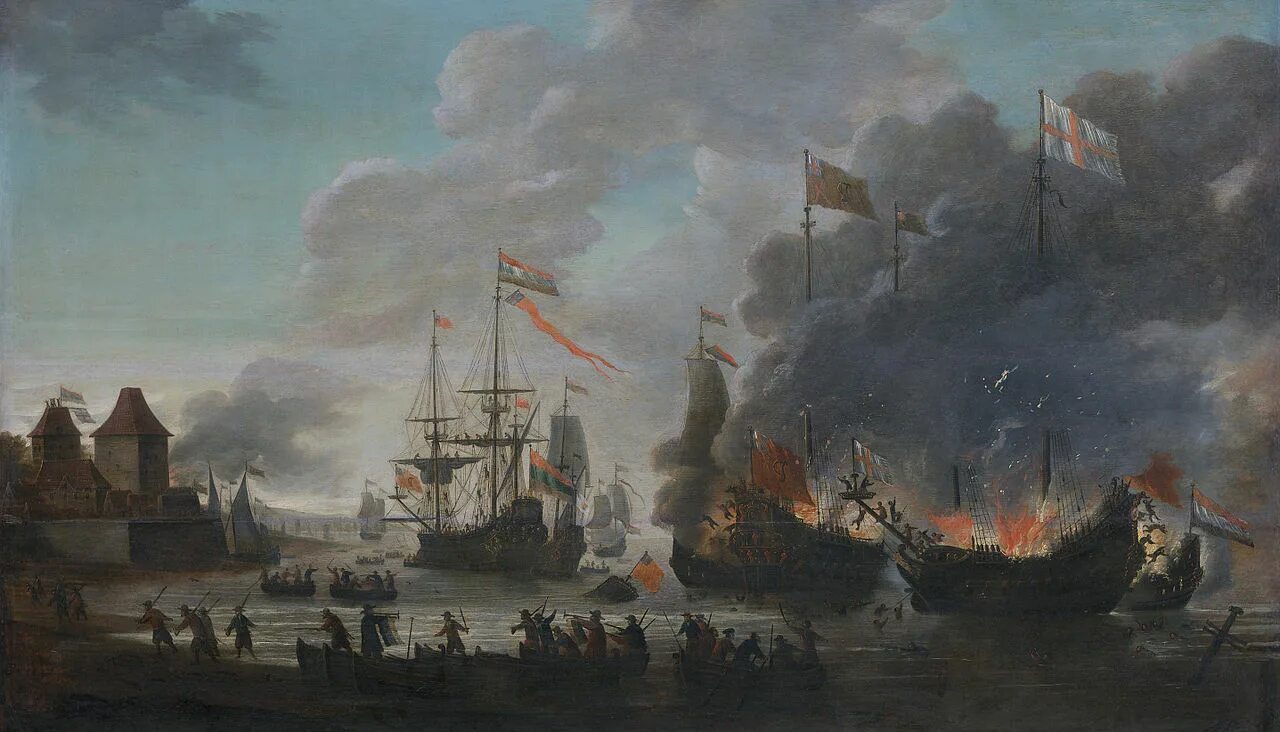 Французы и голландцы. Флот Нидерландов 17 века. Англо-голландские войны 17 века картины.