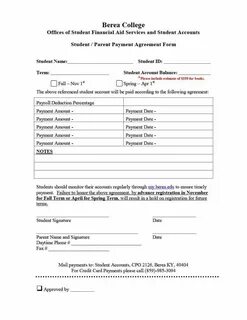 Account agreement