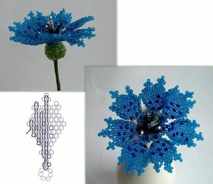 Цветы из бисера техника. Василек ндебеле. Бисероплетение цветы. Плетение бисером цветы. Бисероплетение цветов для начинающих.