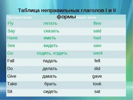 Вторая форма глагола clean