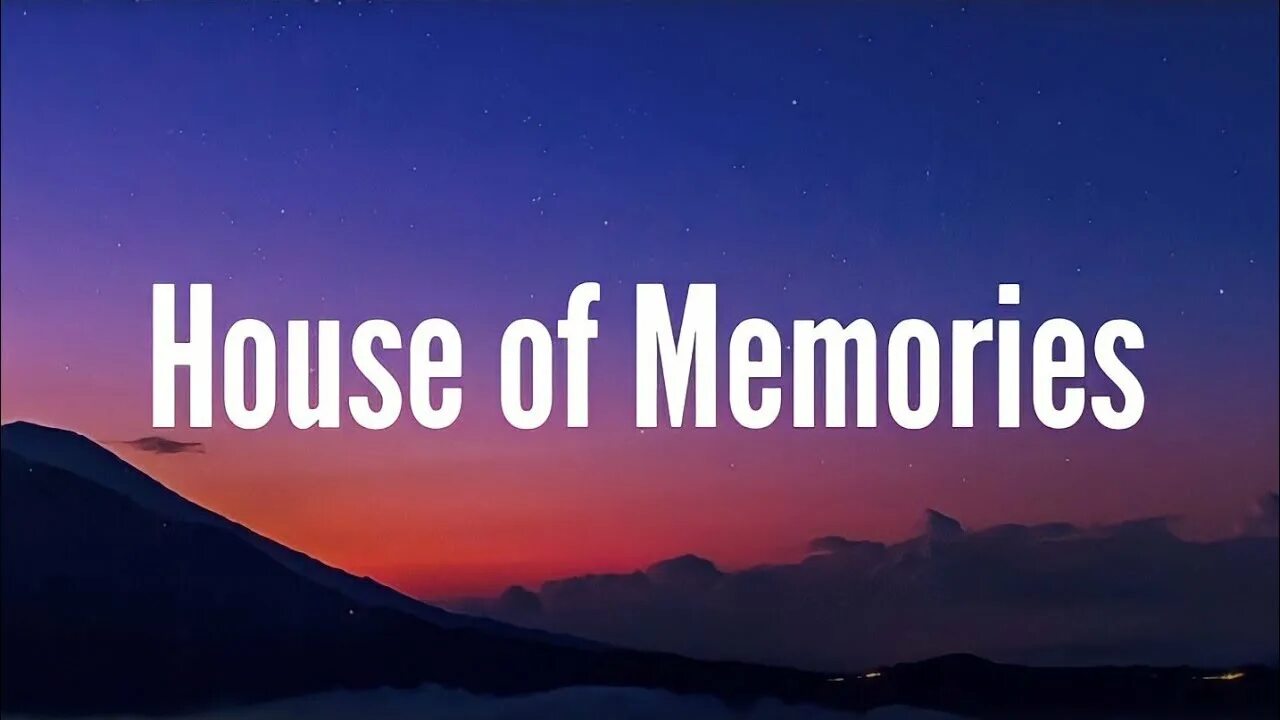 Memories panic. Memories panic