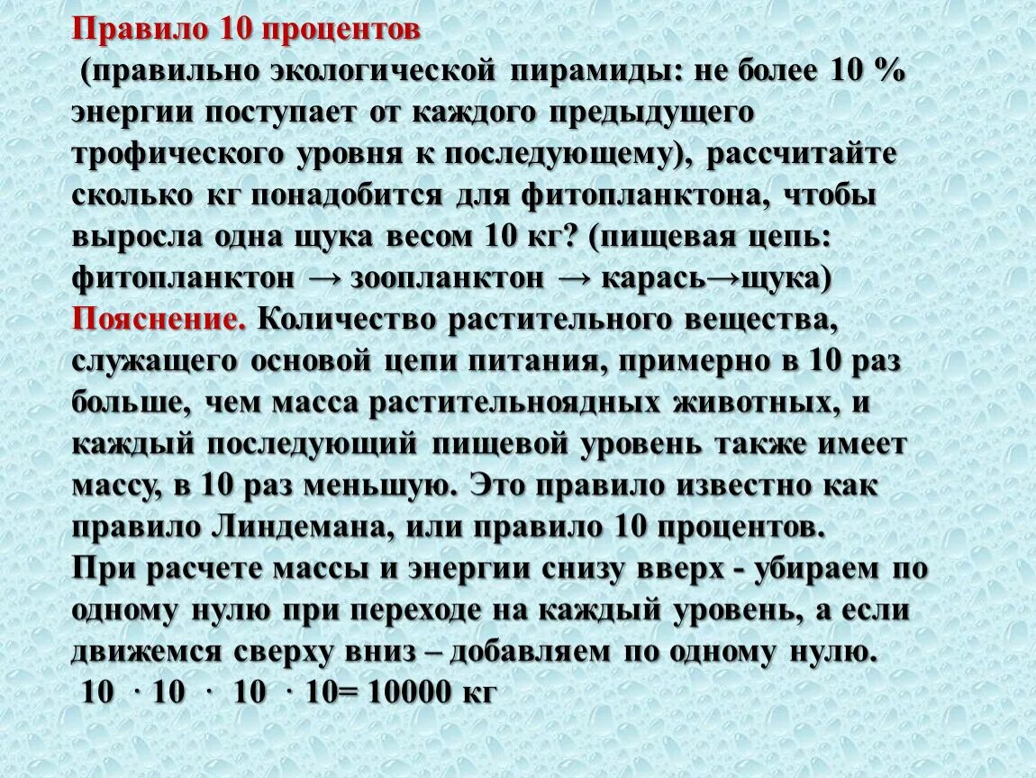 Правило 10 процентов в биологии. Правило 10 процентов энергии. Правило 10 процентов экология. Экологические пирамиды правило 10. Правило 10 почему