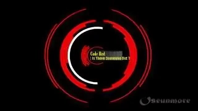 There is red