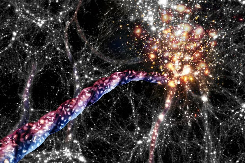 Большие структуры вселенной. Галактические нити филаменты. филаменты вселенной. нити вселенной. крупномасштабная структура вселенной.