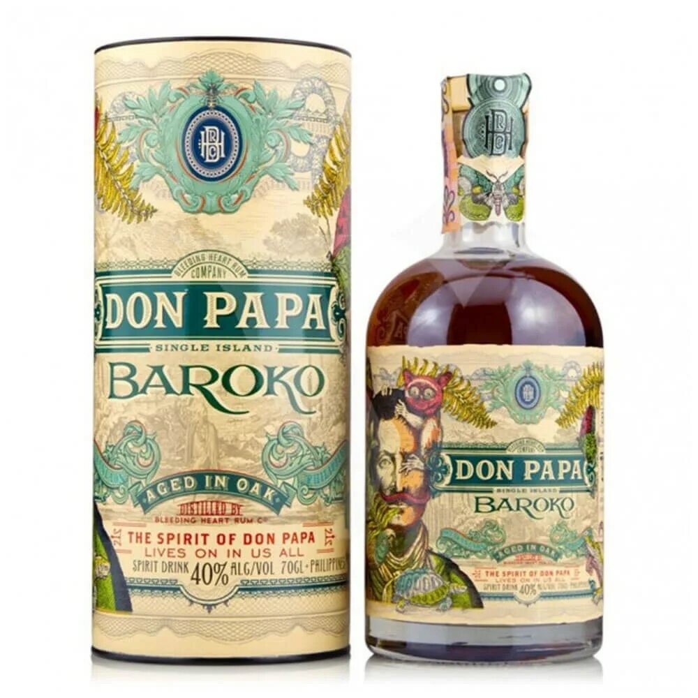 Don Papa baroko. Ром "don Papa", 0.7 л. Ром Дон папа 7 лет. Ямайякий Ром don Papa.