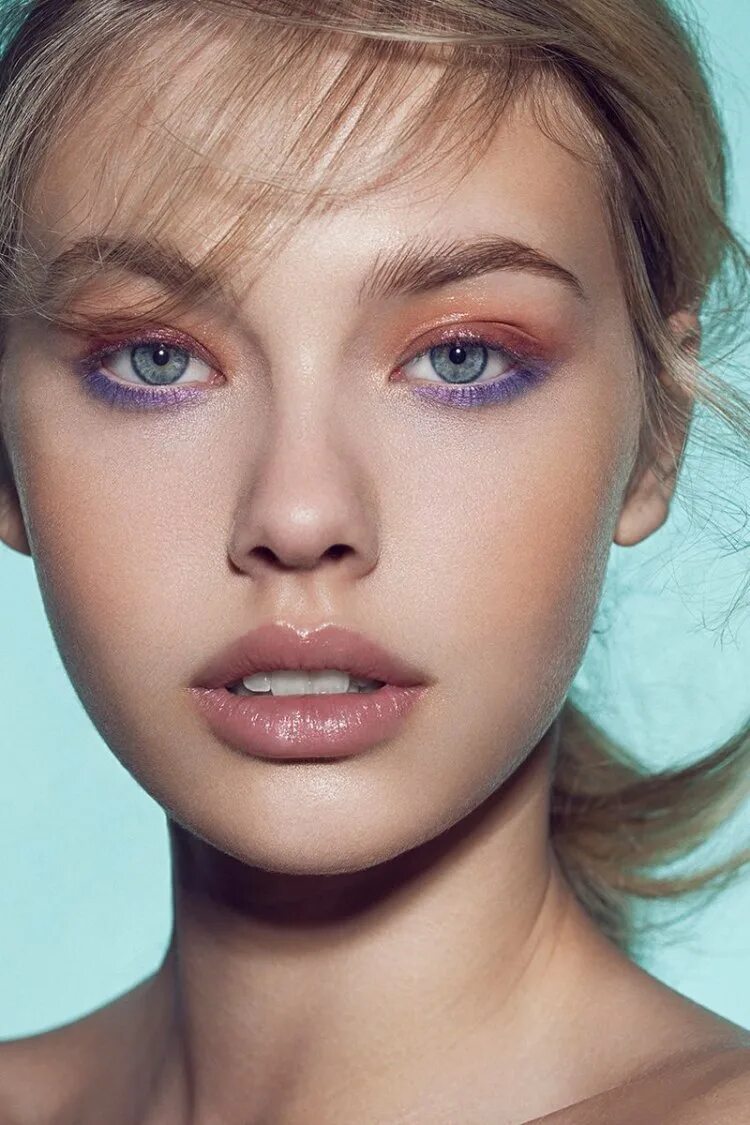 Нюдовый макияж для голубых глаз. Hannah edwinson. элона. ханна эдвинссон макияж. цветотип лето макияж макияж.
