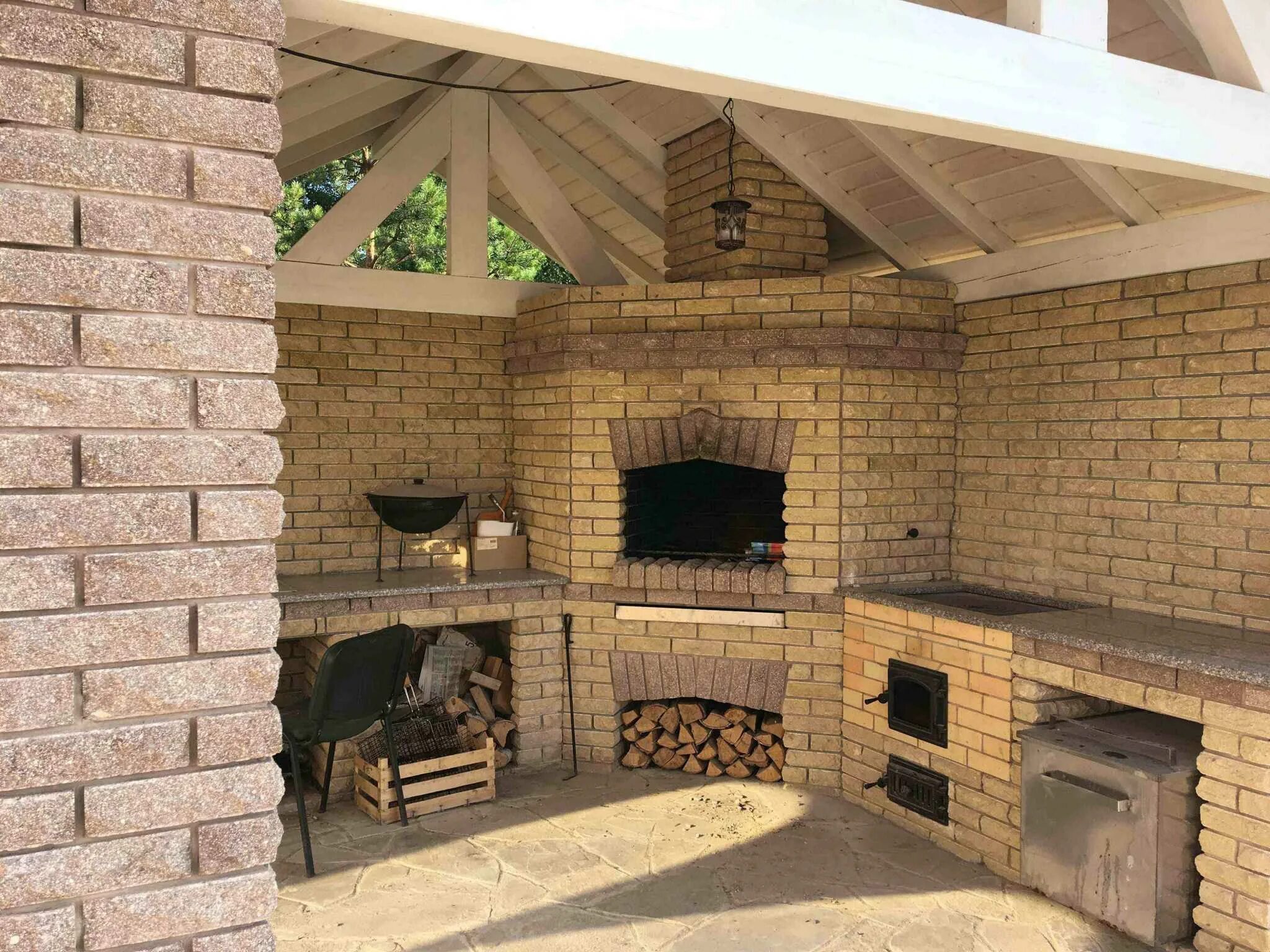 Мангальная зона из кирпича с казаном и мангалом. Зона из кирпича. Зона из кирпича. Угловые уличные барбекю. Печной комплекс с казаном мангалом.