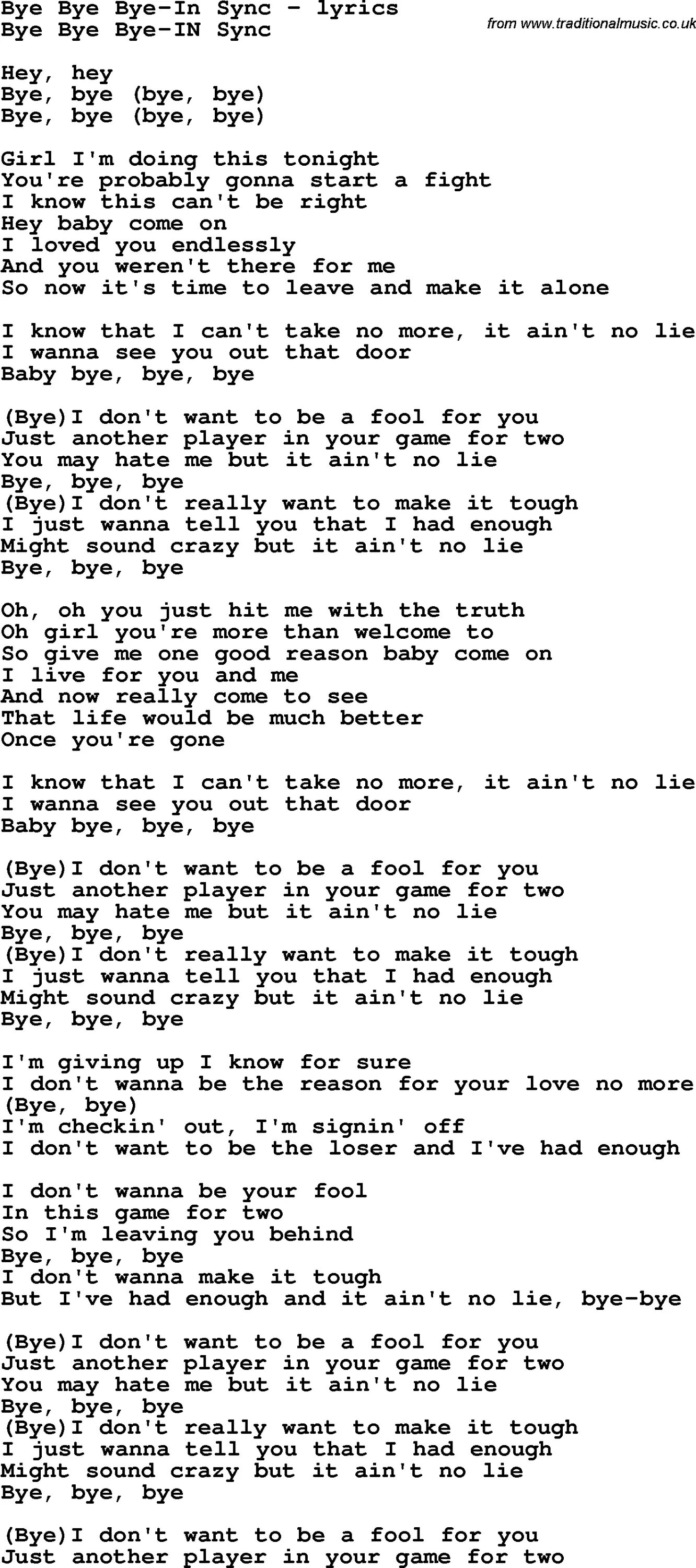 Bye bye mewing song. Песня bye bye. nsync bye bye bye. bye bye mr liar перевод. bye bye mr liar текст freedom.