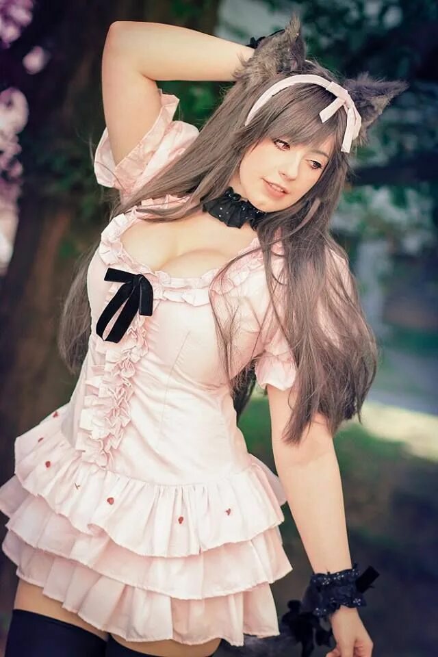 Неко косплей. Кошкодевки косплей. Nekomimi косплей. Неко девушки косплей. Neko cosplay