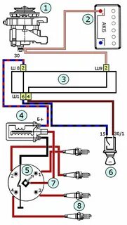 Схема подключения бесконтактного зажигания 2107
