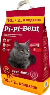 Кошачий наполнитель комкующийся pi pi bent