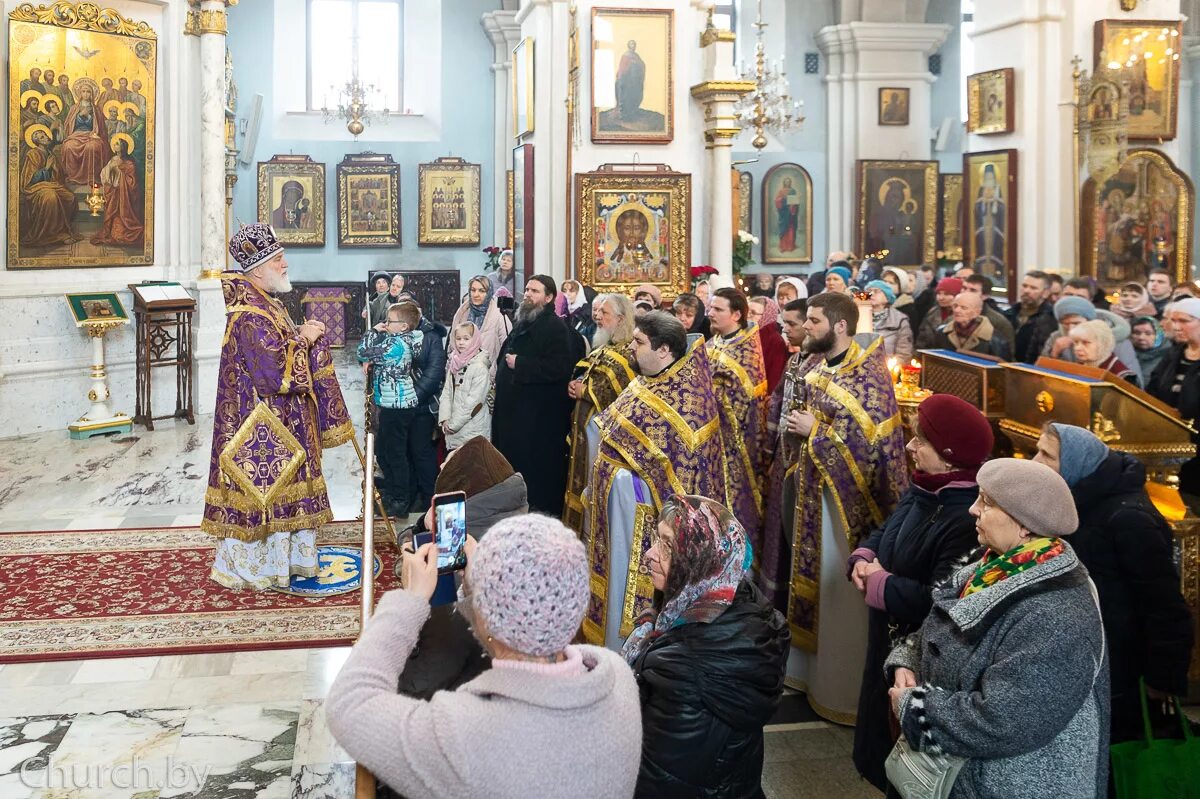 Проповедь в первую неделю великого поста. Храм Матроны свадьба.