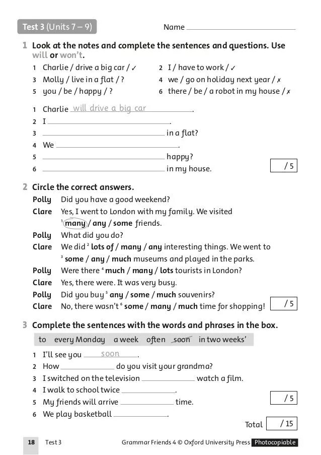 Unit 2 test name. Photocopiable tests по английскому. photocopiable tests family and friends ответы по английскому. oxford grammar test.